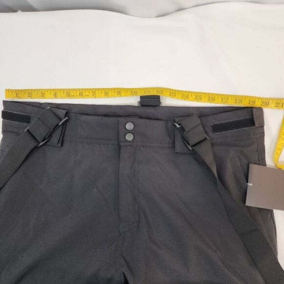 HOTIAN Size XL Womens Black Snow Pants Insulated Waterproof Ski Bibs Winter Warm - Picture 5 of 10